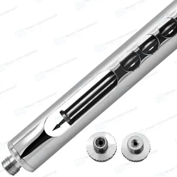 Dental Self Aspirating Auto Passive Syringe 1.8ml Black Plastic Handle - surgical instruments manufactured by Waqar International, Sialkot - view 5