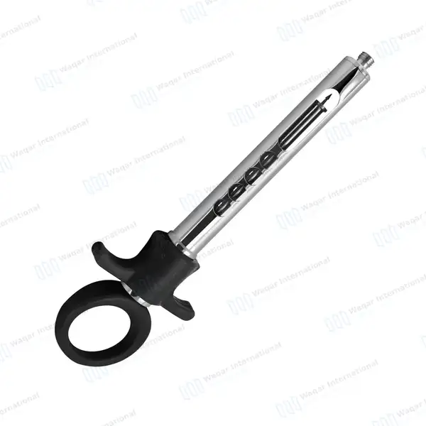 Dental Self Aspirating Auto Passive Syringe 1.8ml Black Plastic Handle - surgical instruments manufactured by Waqar International, Sialkot - view 7