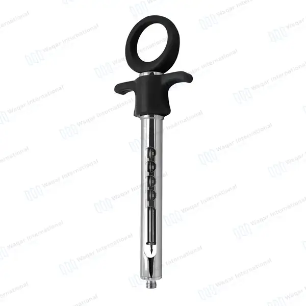 Dental Self Aspirating Auto Passive Syringe 1.8ml Black Plastic Handle - surgical instruments manufactured by Waqar International, Sialkot - view 8