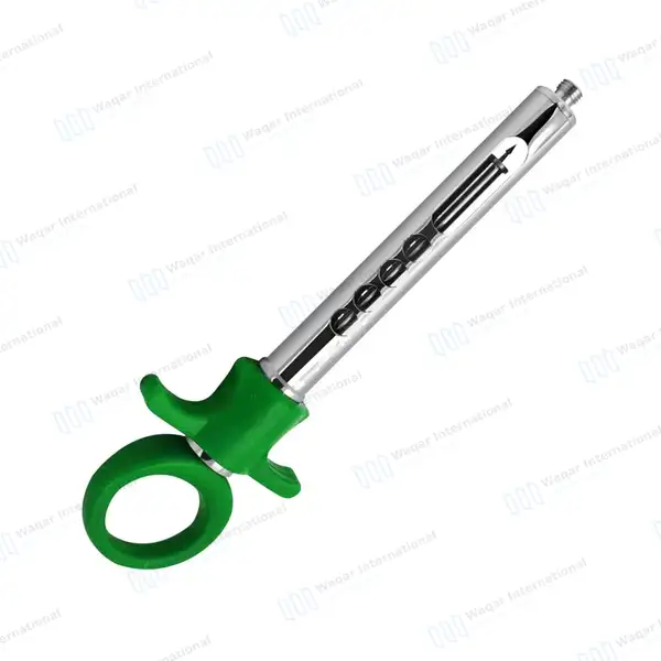 Dental Anesthetic Self Aspirating Syringe 1.8ml Auto Passive Green Plastic Handle - surgical instruments manufactured by Waqar International, Sialkot - view 7