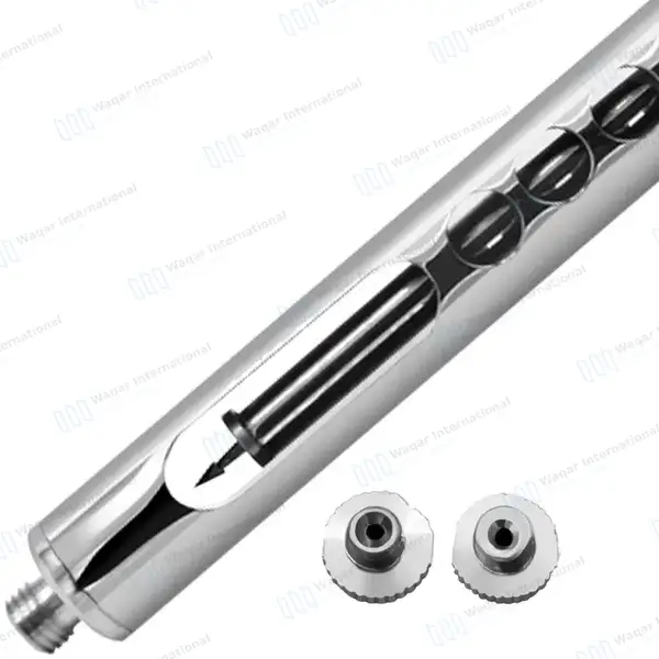 Dental Anesthetic Self Aspirating Syringe 1.8ml Auto Passive Red Plastic Handle - surgical instruments manufactured by Waqar International, Sialkot - view 5