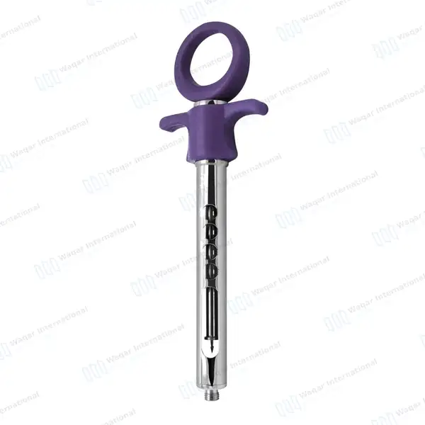 Dental Self Aspirating Syringe 1.8ml Auto Passive Purple Plastic Handle - surgical instruments manufactured by Waqar International, Sialkot - view 8