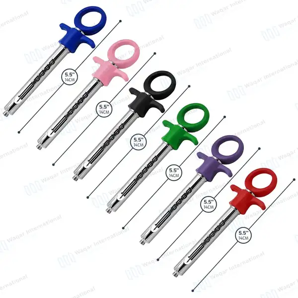 6 Pcs Self Aspirating Dental Anesthetic Syringe 1.8mL with Plastic Handle - surgical instruments manufactured by Waqar International, Sialkot - view 2