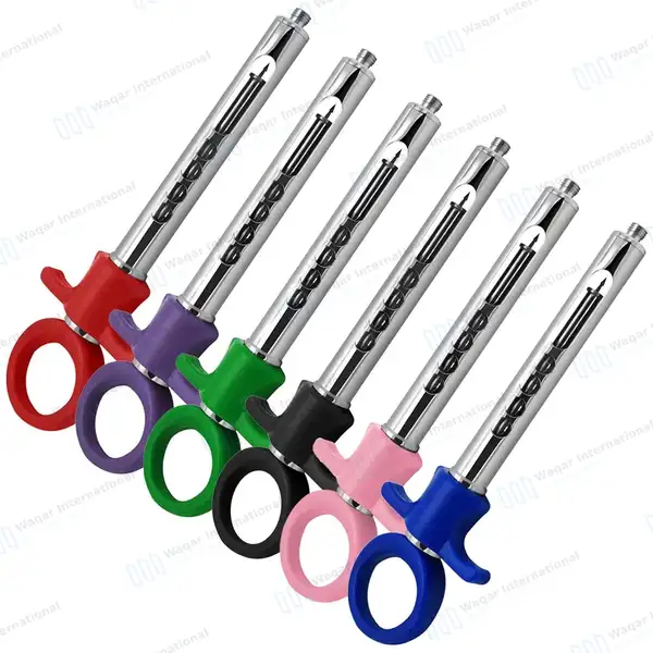 6 Pcs Self Aspirating Dental Anesthetic Syringe 1.8mL with Plastic Handle - surgical instruments manufactured by Waqar International, Sialkot - view 8