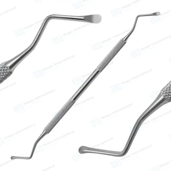 4 Lucas Bone Curette Set #85, #86, #87, #88 Double Ended - dental instruments manufactured by Waqar International, Sialkot - view 7