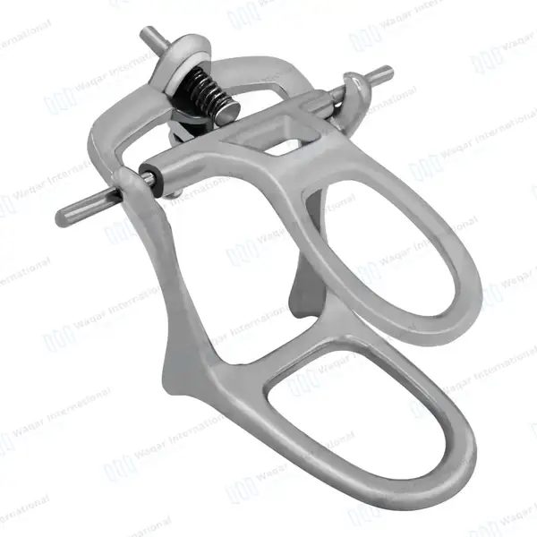 Large Hinge Dental Articulator High Arch Chrome Plated - surgical instruments manufactured by Waqar International, Sialkot - view 2