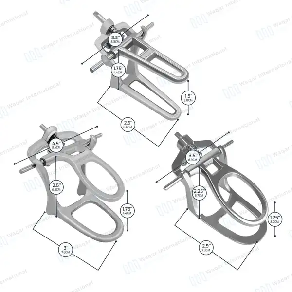 3 Dental Articulator High Arch, Low Arch, & Crown & Bridge - surgical instruments manufactured by Waqar International, Sialkot - view 3