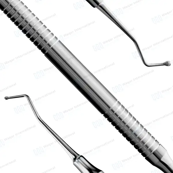 Ball Burnisher Double Ended 1mm-2mm Tips Hollow Handle - dental instruments manufactured by Waqar International, Sialkot - view 6