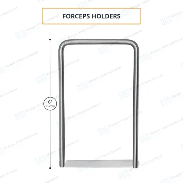 Forceps Holder 6″ with Hook Lock - surgical instruments manufactured by Waqar International, Sialkot - view 2
