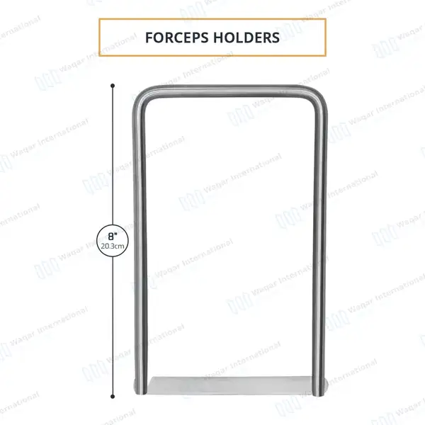 Forceps Holder 8″ with Hook Lock - surgical instruments manufactured by Waqar International, Sialkot - view 2