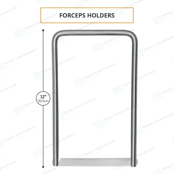 Forceps Holder 12″ with Hook Lock - surgical instruments manufactured by Waqar International, Sialkot - view 2