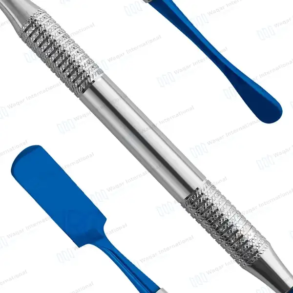 Prichard Periosteal Elevator PR-3 with Blue Titanium Coated Tips - dental instruments manufactured by Waqar International, Sialkot - view 3
