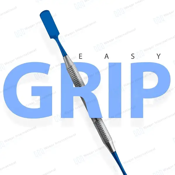 Prichard Periosteal Elevator PR-3 with Blue Titanium Coated Tips - dental instruments manufactured by Waqar International, Sialkot - view 4
