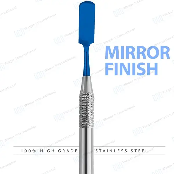 Prichard Periosteal Elevator PR-3 with Blue Titanium Coated Tips - dental instruments manufactured by Waqar International, Sialkot - view 5