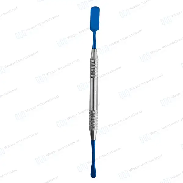 Prichard Periosteal Elevator PR-3 with Blue Titanium Coated Tips - dental instruments manufactured by Waqar International, Sialkot - view 6