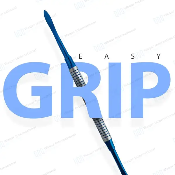 Molt Periosteal #M9 Elevator Blue Tips Hollow Handle - surgical instruments manufactured by Waqar International, Sialkot - view 6