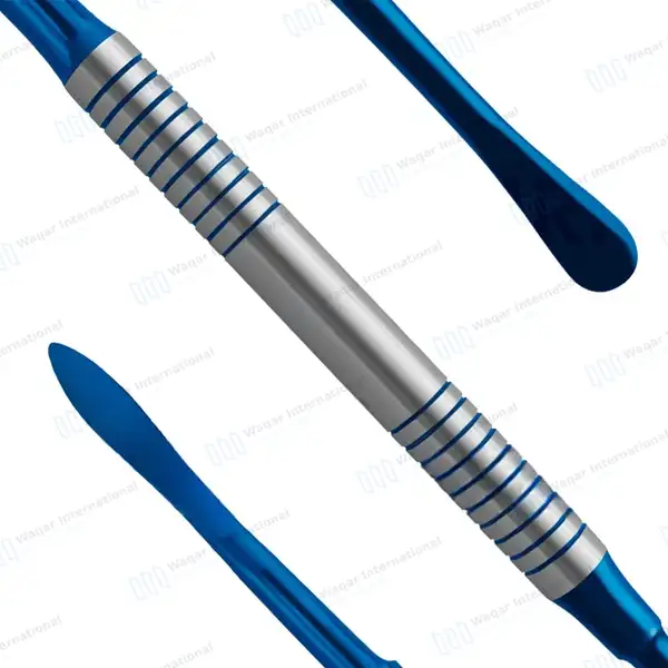 Molt Periosteal #M9 Elevator Blue Tips Hollow Handle - surgical instruments manufactured by Waqar International, Sialkot - view 7