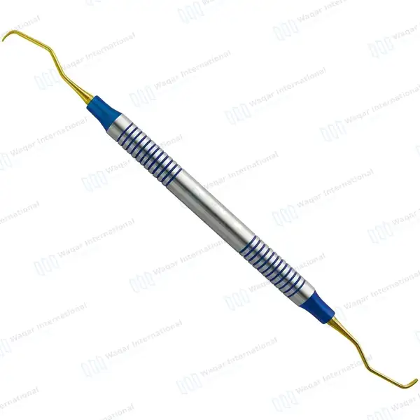 Gracey Curette 1/2 Gold Tips Double Ended - surgical instruments manufactured by Waqar International, Sialkot - view 2