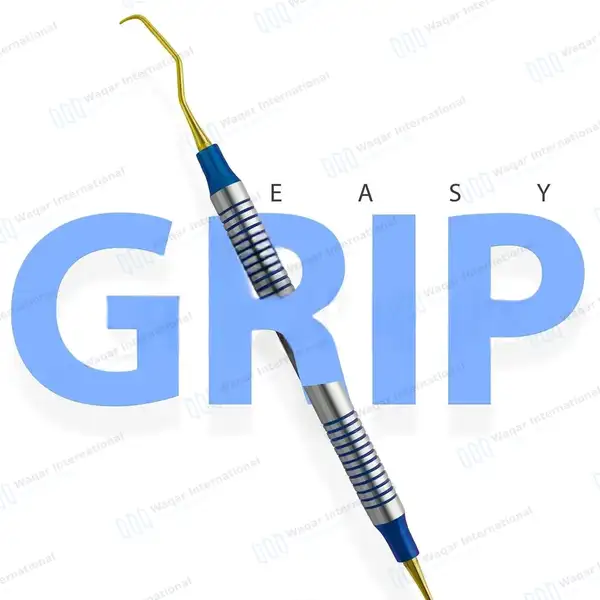 Gracey Curette 1/2 Gold Tips Double Ended - surgical instruments manufactured by Waqar International, Sialkot - view 6