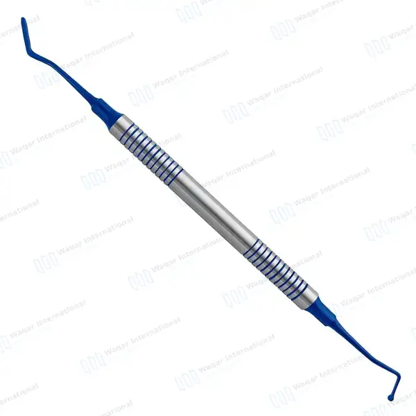 Composite Filling Instrument Flat Ball Burnisher 2mm-2.5mm Blue Tip - surgical instruments manufactured by Waqar International, Sialkot - view 2