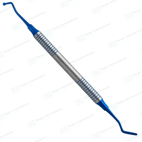 Composite Filling Instrument Flat Ball Burnisher 2.5mm-3mm Blue Tip - surgical instruments manufactured by Waqar International, Sialkot - view 2