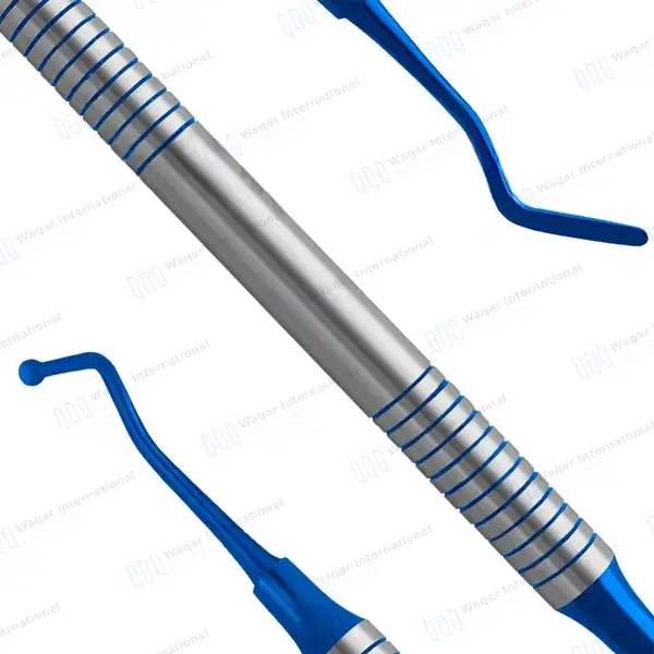 Composite Filling Instrument Flat Ball Burnisher 2.5mm-3mm Blue Tip - surgical instruments manufactured by Waqar International, Sialkot - view 7