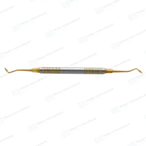 P.K. Thomas #3 Dental Wax Carver Gold Tip Hollow Handle - dental instruments manufactured by Waqar International, Sialkot - view 3
