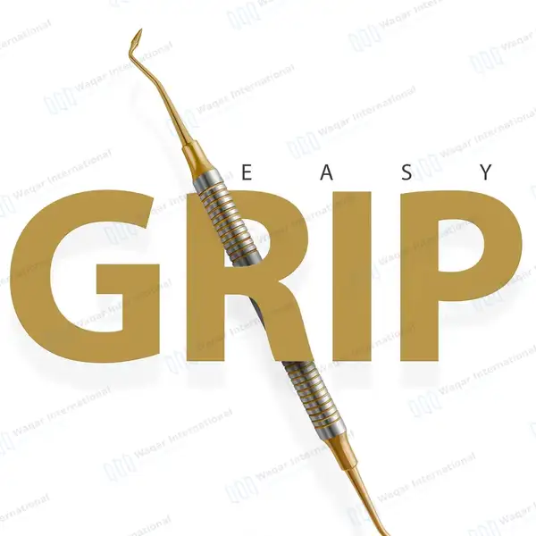 P.K. Thomas #3 Dental Wax Carver Gold Tip Hollow Handle - dental instruments manufactured by Waqar International, Sialkot - view 6