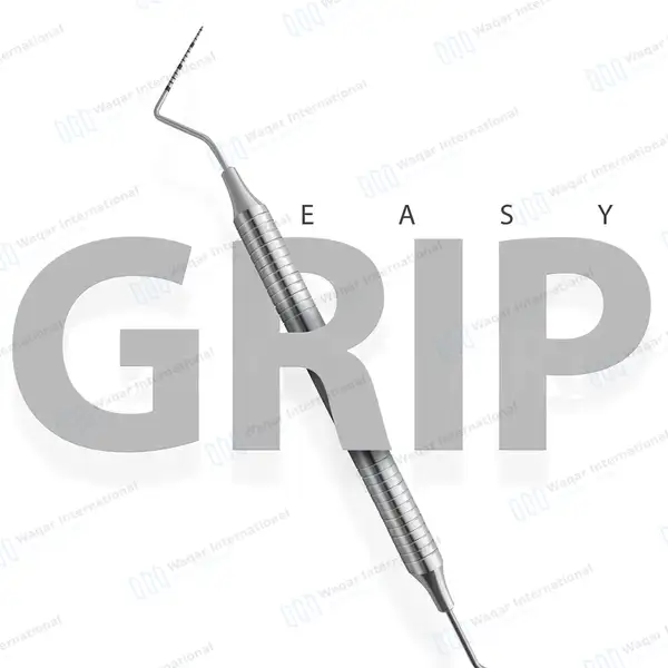 Periodontal Probe UNC15/23 Double Ended Hollow Handle - surgical instruments manufactured by Waqar International, Sialkot - view 7