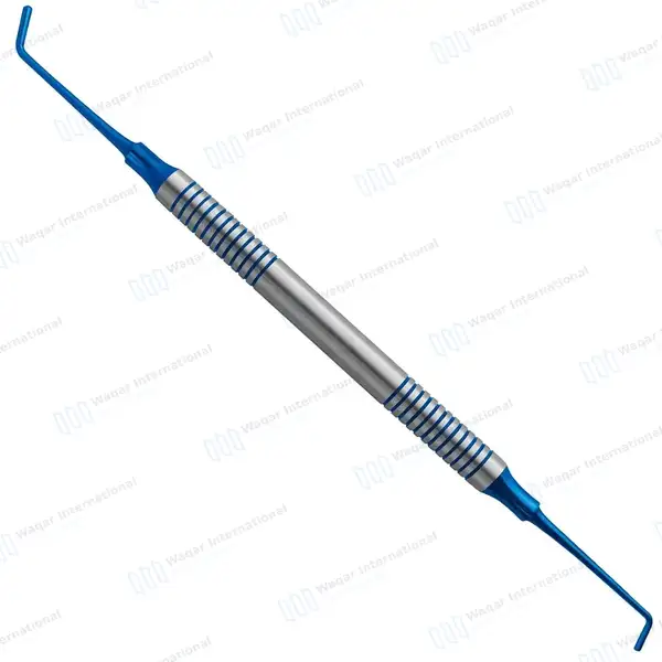 Ladmore #3 Blue Tips with Blue & Silver Color Hollow Handle - surgical instruments manufactured by Waqar International, Sialkot - view 2