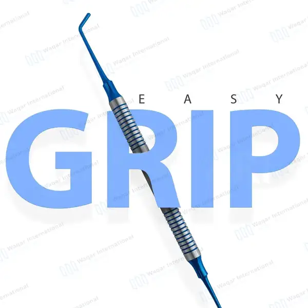 Ladmore #3 Blue Tips with Blue & Silver Color Hollow Handle - surgical instruments manufactured by Waqar International, Sialkot - view 6