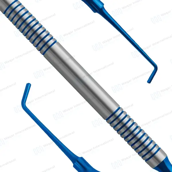 Ladmore #3 Blue Tips with Blue & Silver Color Hollow Handle - surgical instruments manufactured by Waqar International, Sialkot - view 7