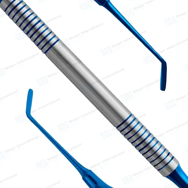 Plastic Filling #5 Blue Tips with Blue & Silver Hollow Handle - surgical instruments manufactured by Waqar International, Sialkot - view 7
