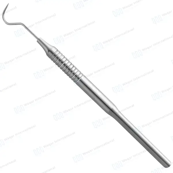 Explorer Probe #23 Single Ended Hollow Handle - surgical instruments manufactured by Waqar International, Sialkot - view 2