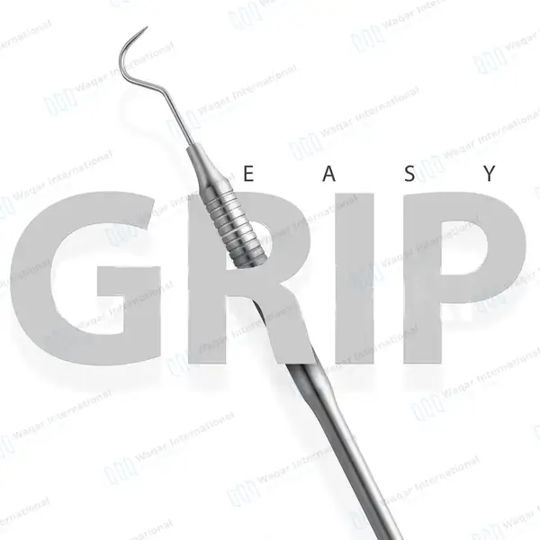 Explorer Probe #23 Single Ended Hollow Handle - surgical instruments manufactured by Waqar International, Sialkot - view 6