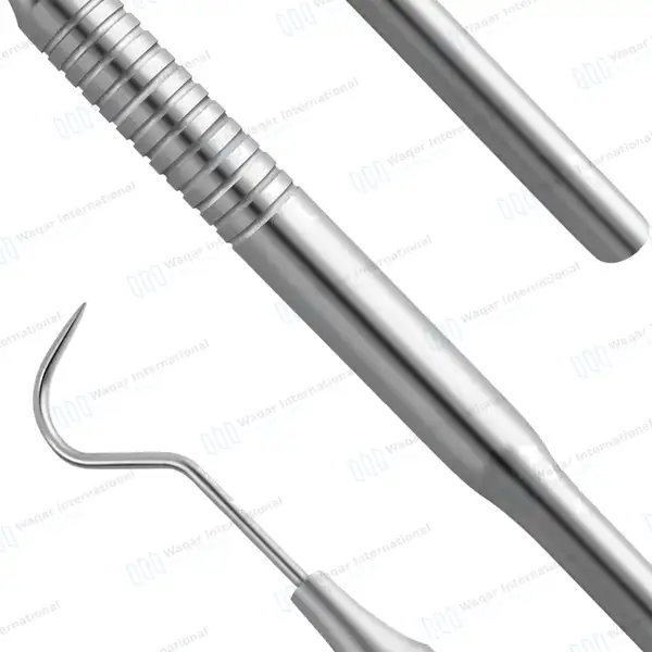 Explorer Probe #23 Single Ended Hollow Handle - surgical instruments manufactured by Waqar International, Sialkot - view 7