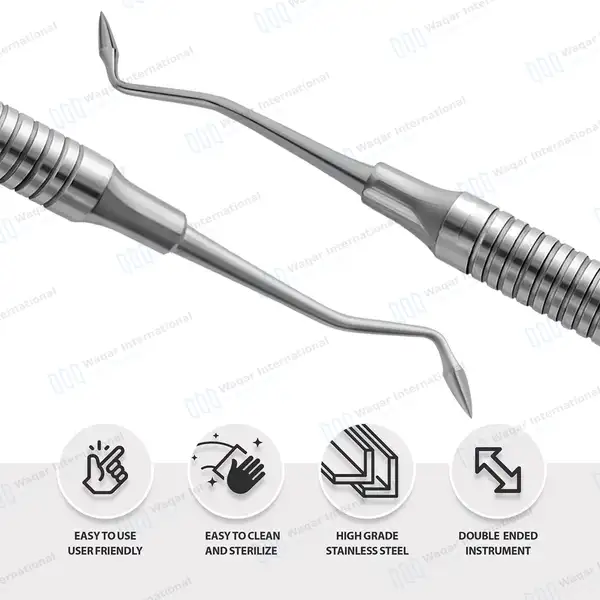 P.K. Thomas #3 Dental Wax Carver Hollow Handle - dental instruments manufactured by Waqar International, Sialkot - view 4