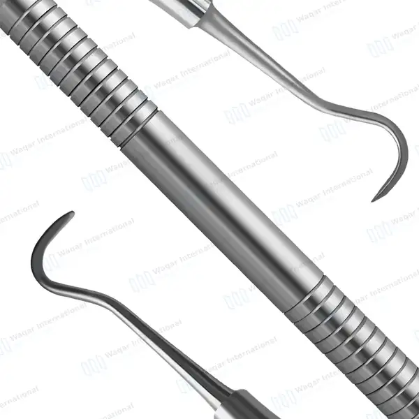 Sickle Scaler H6/H7 Anterior Double Ended Hollow Handle - surgical instruments manufactured by Waqar International, Sialkot - view 6