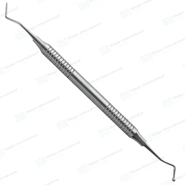 Ball Burnisher / Flat Spatula Tip Plastic Filling Instrument 1.5-2mm Silver - surgical instruments manufactured by Waqar International, Sialkot - view 2