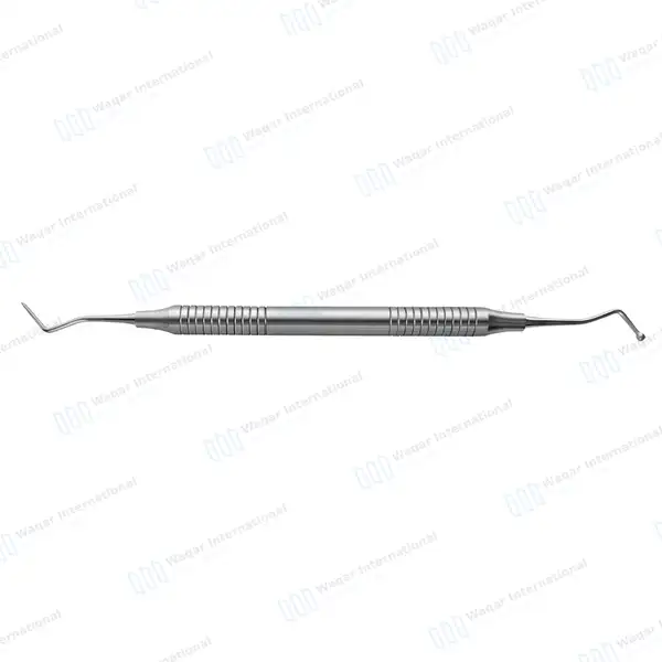 Ball Burnisher / Flat Spatula Tip Plastic Filling Instrument 1.5-2mm Silver - surgical instruments manufactured by Waqar International, Sialkot - view 3