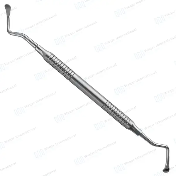 Lucas Bone Curette #86 Double Ended Spoon Tips – Hollow - surgical instruments manufactured by Waqar International, Sialkot - view 2