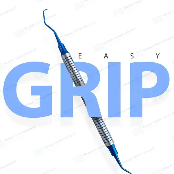 Gracey Curette 7/8 Blue Tips Double Ended - surgical instruments manufactured by Waqar International, Sialkot - view 6
