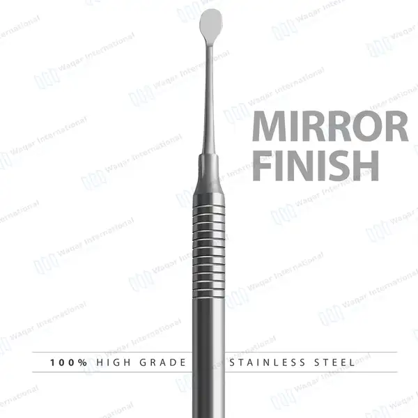 Molt Bone Curette #2/4 Double Ended Hollow Handle - dental instruments manufactured by Waqar International, Sialkot - view 5