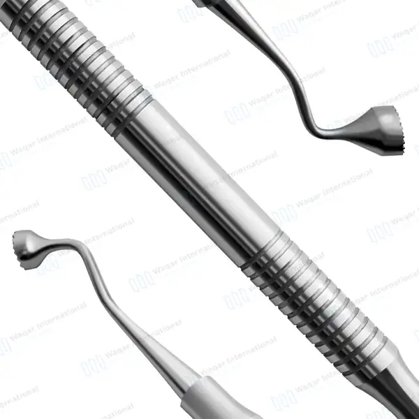 Graft Packer Large 6mm-8mm Serrated Tip Hollow Handle - dental instruments manufactured by Waqar International, Sialkot - view 6
