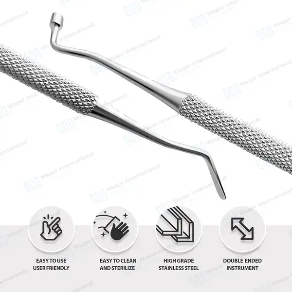 Woodson #3 Plastic Filling with Plugger Tips Solid Handle - surgical instruments manufactured by Waqar International, Sialkot - view 4