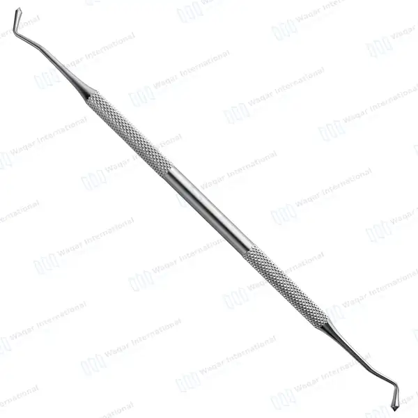Burnisher #21 Double Ended Solid Handle - dental instruments manufactured by Waqar International, Sialkot - view 2