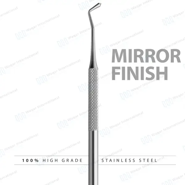 Burnisher #21 Double Ended Solid Handle - dental instruments manufactured by Waqar International, Sialkot - view 5