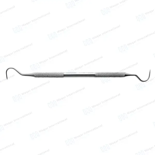 Explorer Probe Moon Shaped – Double Ended - surgical instruments manufactured by Waqar International, Sialkot - view 3