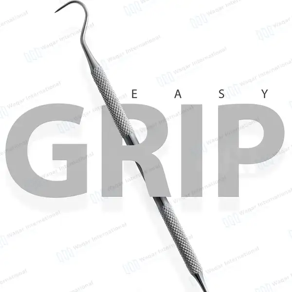 Explorer Probe Moon Shaped – Double Ended - surgical instruments manufactured by Waqar International, Sialkot - view 6