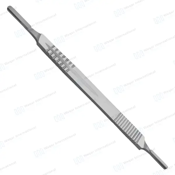 Scalpel Handle #3 & #4 – Double Ended - surgical instruments manufactured by Waqar International, Sialkot - view 2